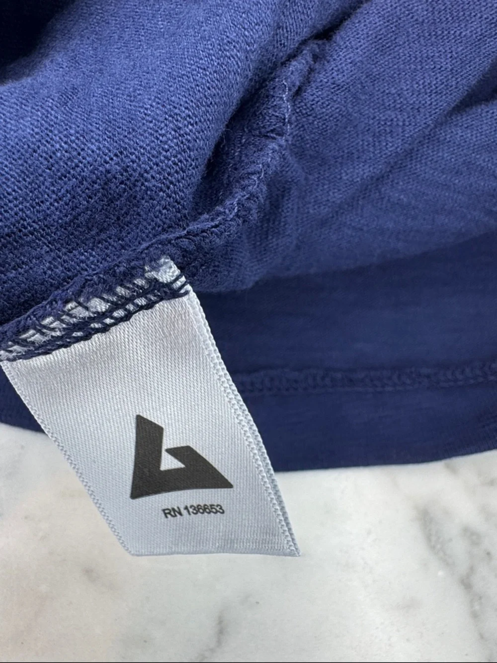American Giant Blue Long Sleeve Tee L NWOT Slub Cotton USA Made Shirt - Picture 5 of 5